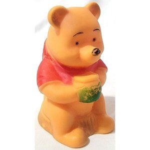 Disney WINNIE THE POOH Bear rubber squeak toy Sears Roebuck #29-15916 VINTAGE